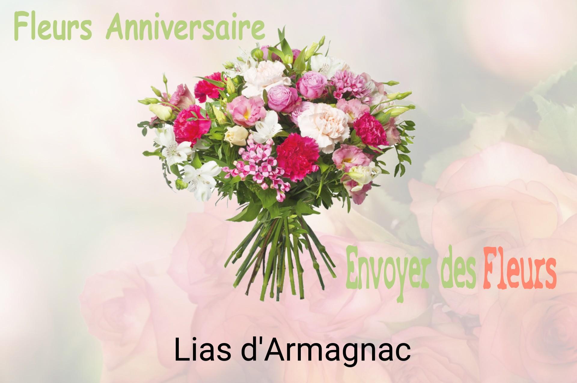 Bouquet de fleurs d’anniversaire livré à Lias-d'Armagnac