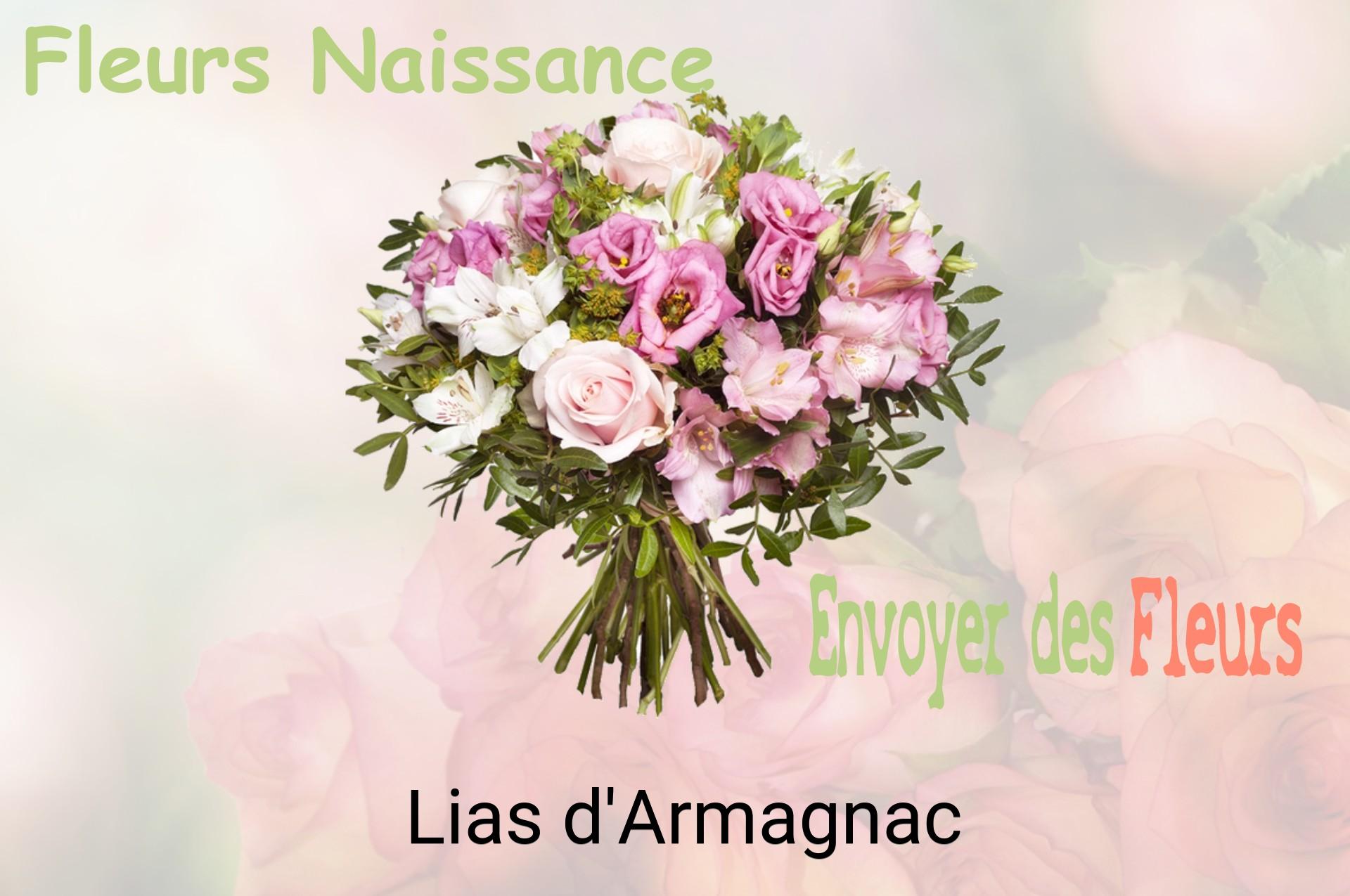 Bouquet de fleurs de naissance livré à Lias-d'Armagnac