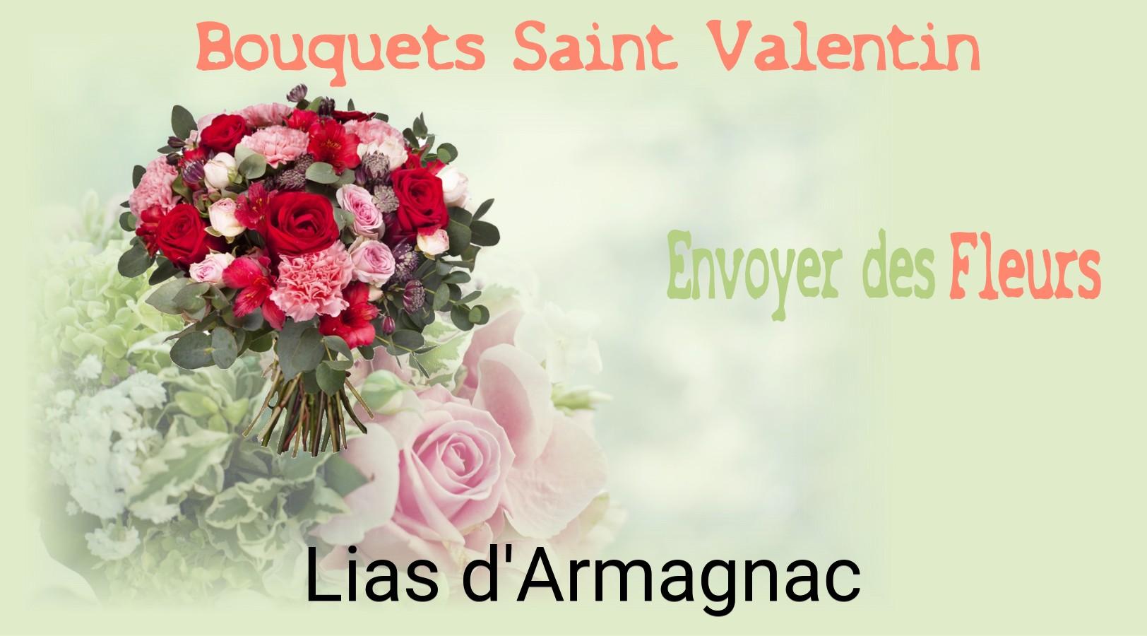 Roses de Saint-Valentin livrées à Lias-d'Armagnac